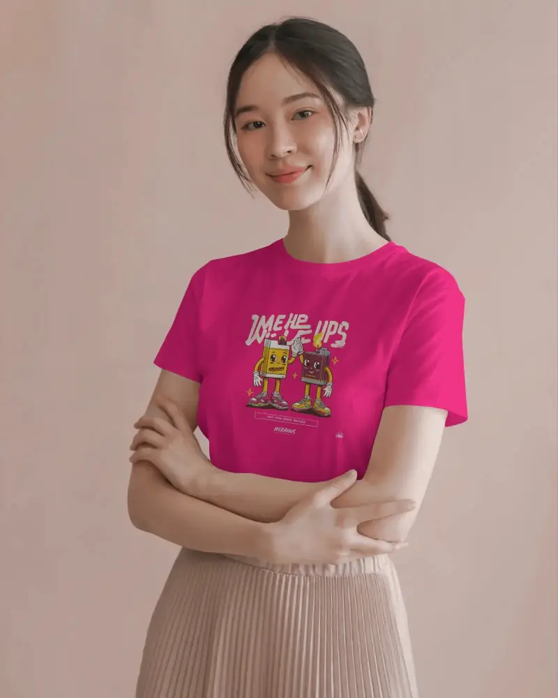 Casual Plain Fitted Women Tshirt Top Comfortable Soft Fabric Everyday Wear Style