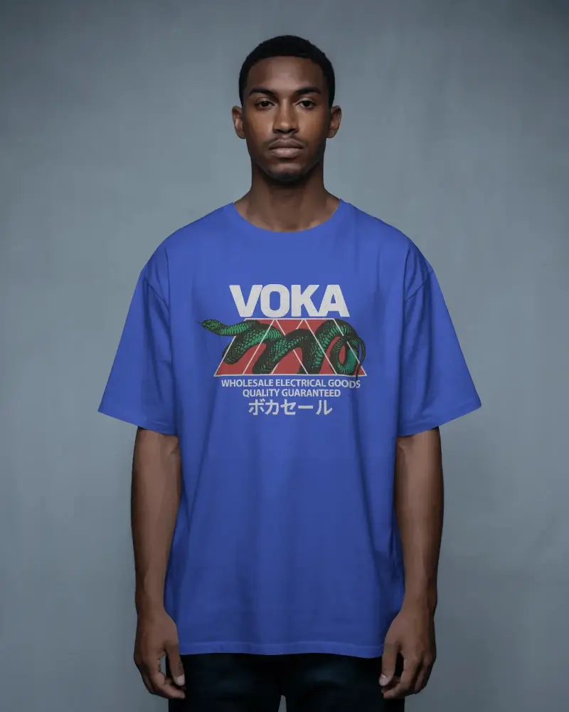 Modern T Shirt Mockup Male Model Front View Gray Background Minimal And Contemporary