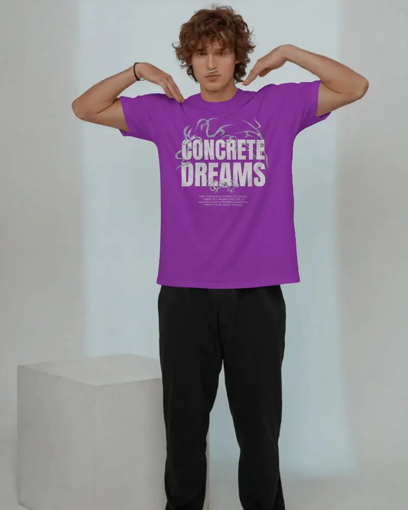 Casual Basic Comfortable Plain T Shirt Mockup For Men And Youth Apparel Promotions