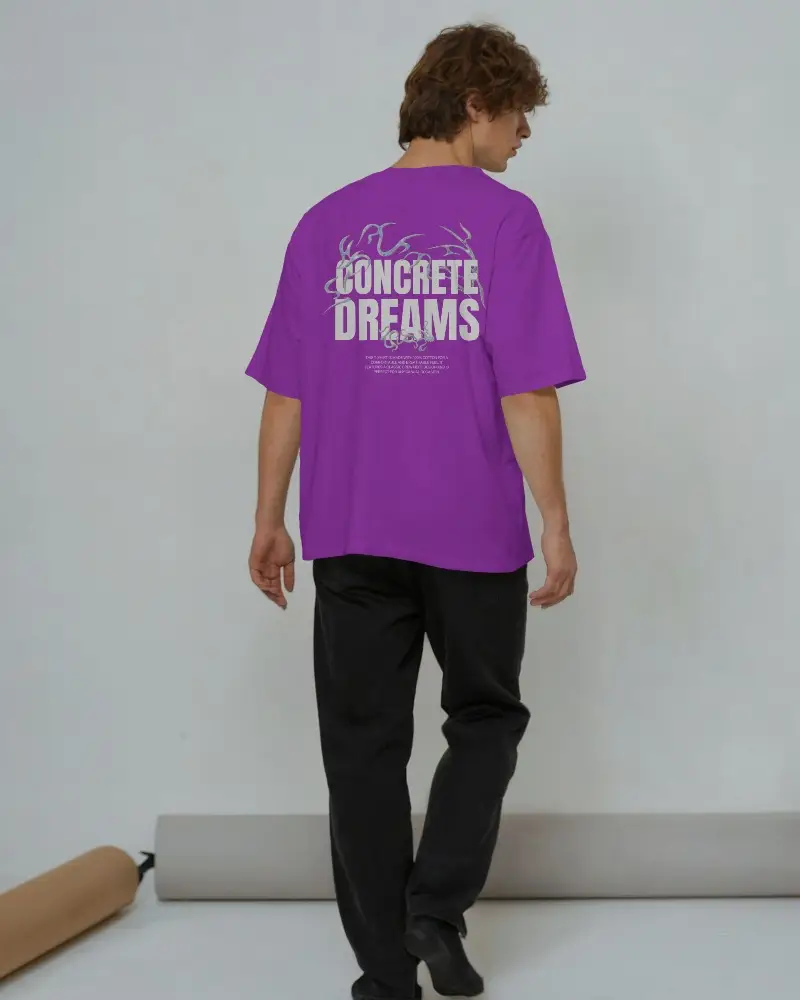 Plain Round Neck Cotton Tshirt Mockup Men Loose Comfy Easy To Style For Daily Outfits