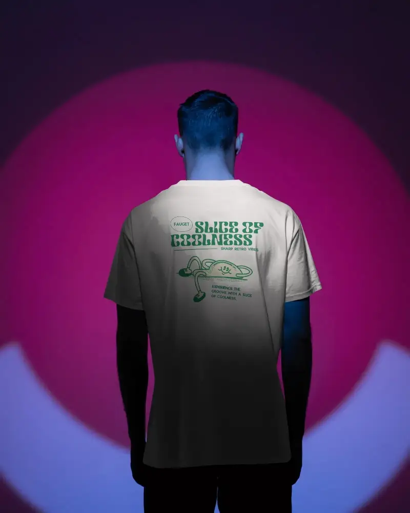 Blank Back Tshirt Mockup For Custom Graphic Designs And Fashion Brand Promotion Templates