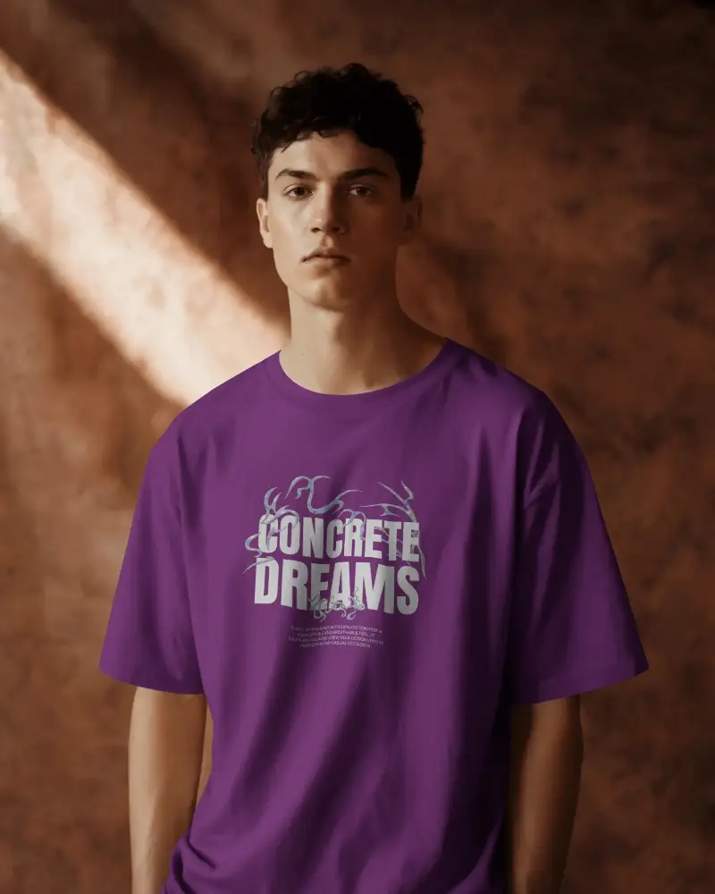 Premium Comfort Fit Basic Round Neck Tshirt Mockup For Men Fashion Apparel Display