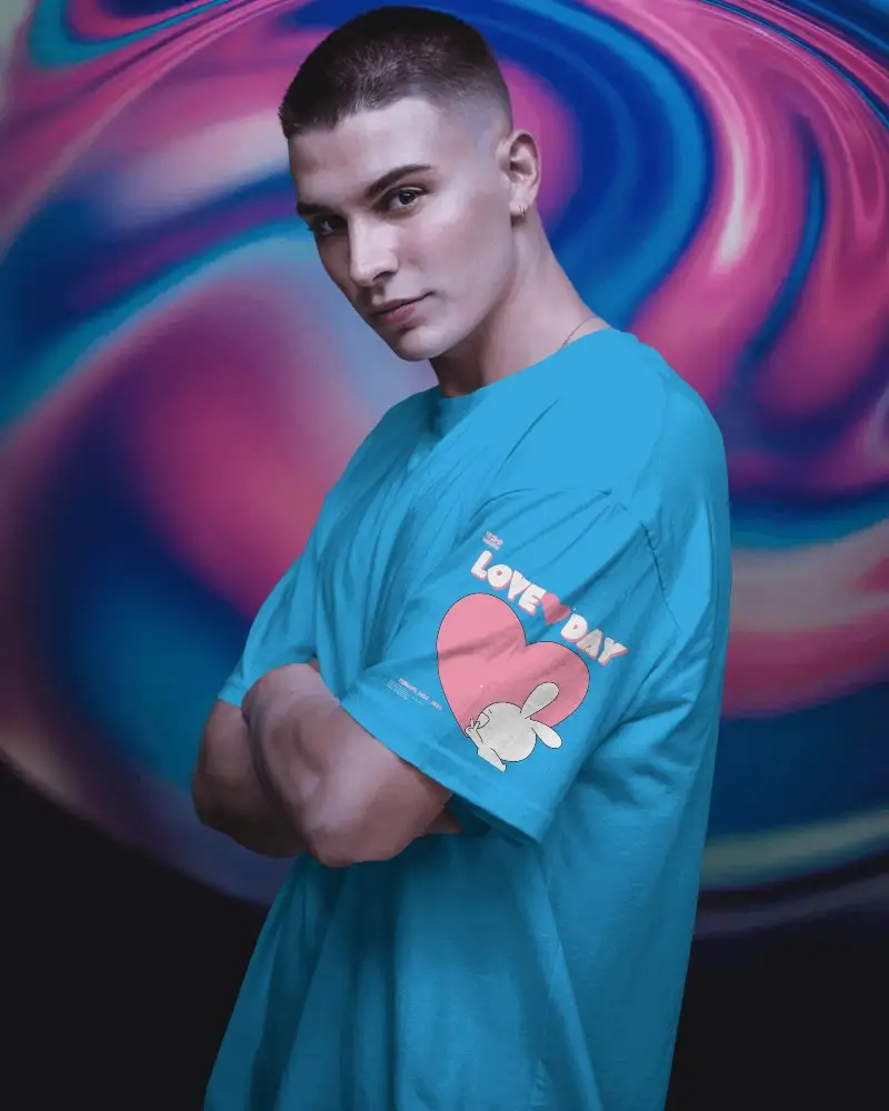 Premium Quality Loose Fit T Shirt Mockup For Men Modern Casual Style Everyday Wear