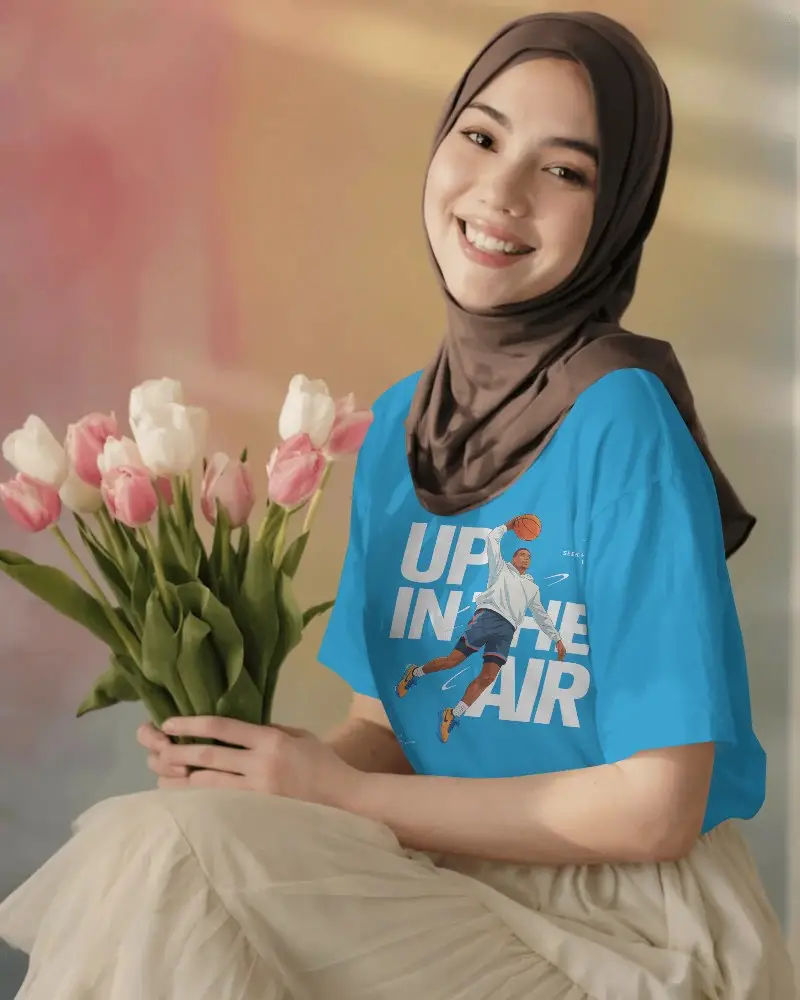 Stylish Simple Soft Fabric T Shirt Mockup Perfect For Layering Or Wear Alone Look