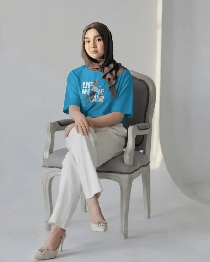 High Quality Soft Fabric Basic Tshirt Mockup For Elegant Simple Modern Fashion Looks