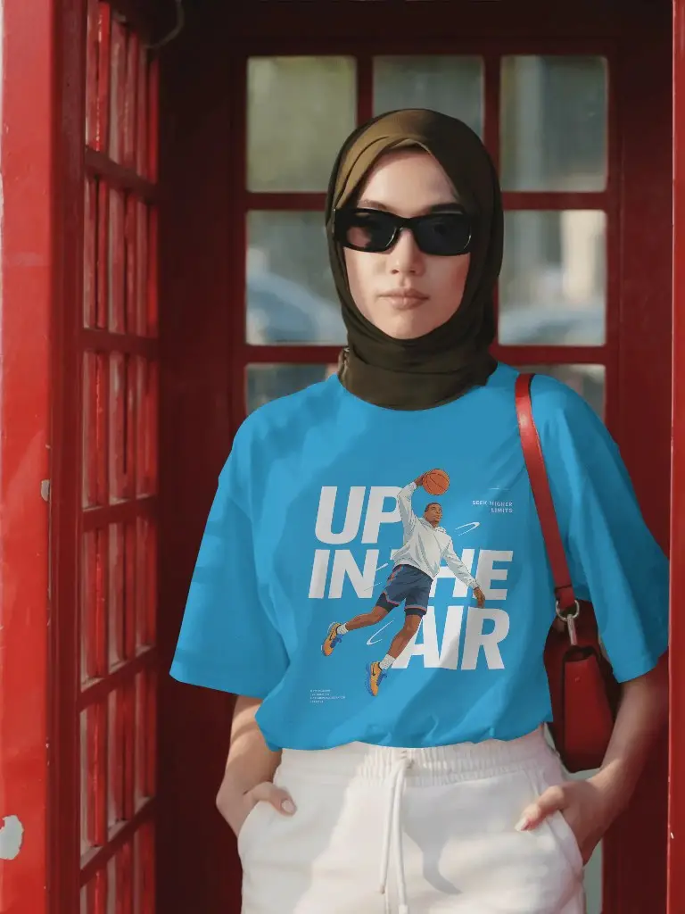 Comfortable Loose Fit Tshirt Mockup Basic Tee For Everyday Wear Minimalist Design