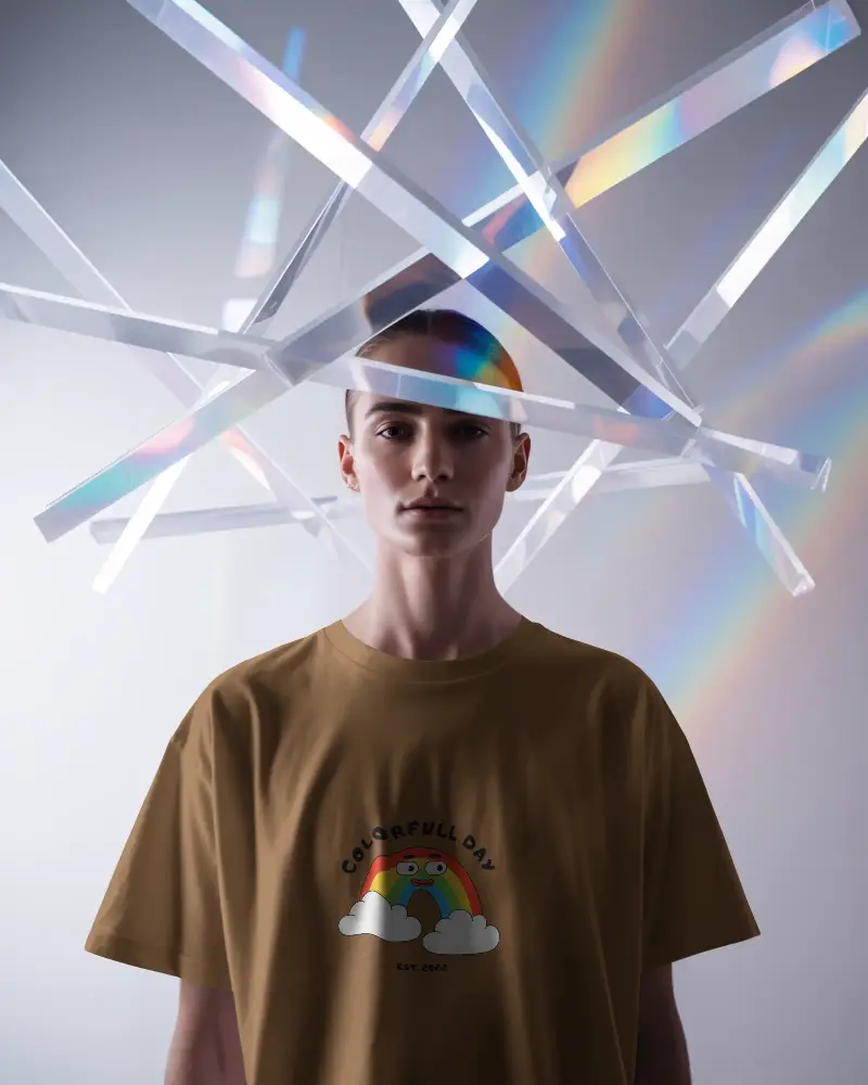 Minimalist Loose Fit Comfortable Crewneck Tshirt Perfect For Casual Everyday Wear