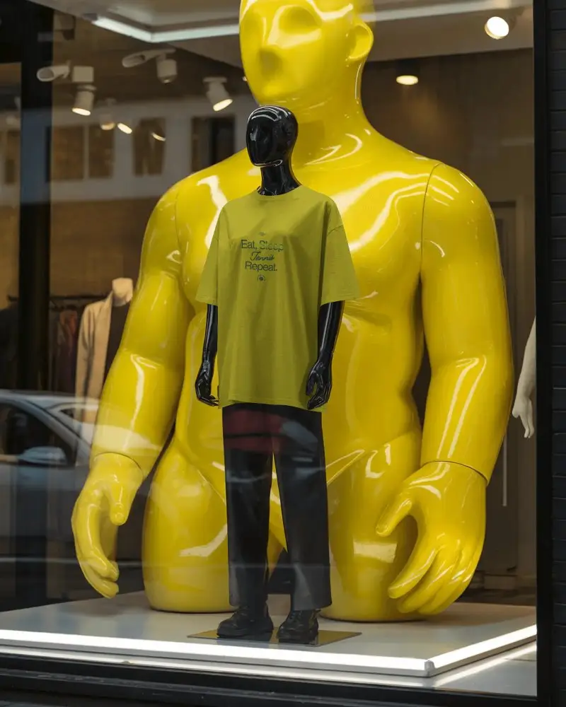 Stylish Unisex Loose Fit Tshirt Mockup With Modern Design For Casual And Trendy Streetwear Looks