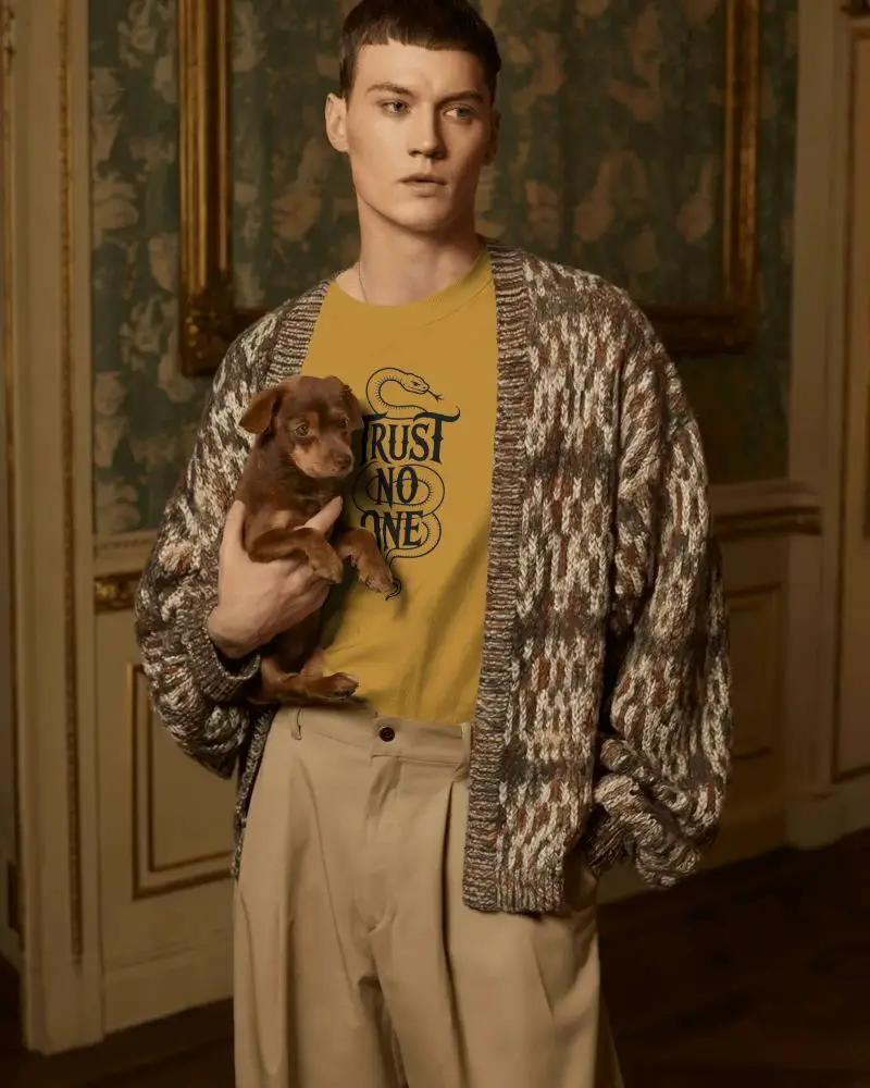 Modern Minimalist Mens Basic Tshirt Mockup Comfortable Lightweight Casual Style Everyday Wear