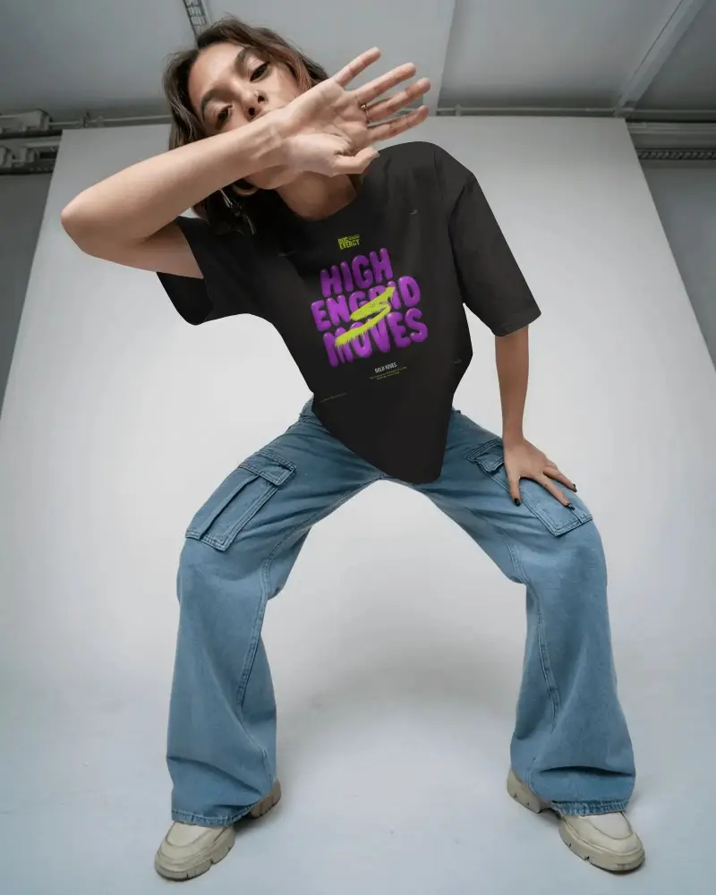 Trendy Casual Basic T Shirt Mockup Stylish Streetwear Unisex Comfortable Soft Fabric Mockup