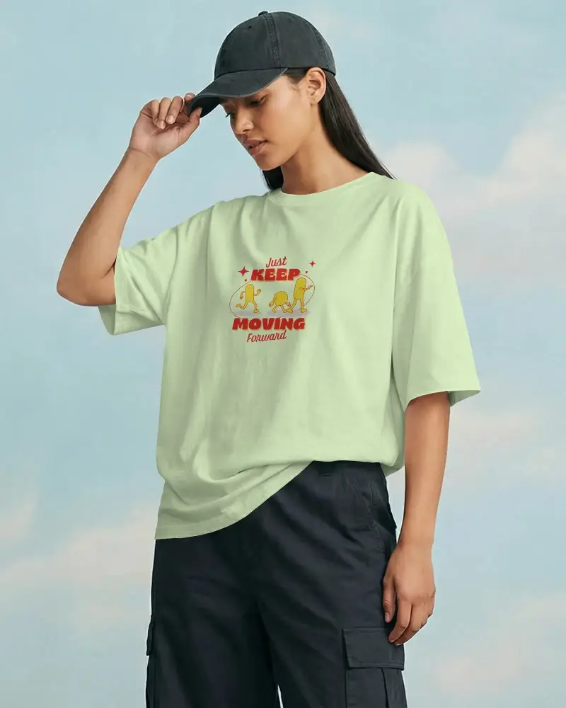 Comfortable Loose Fit Tshirt Mockup For Casual Wear And Street Style Wardrobe Essential