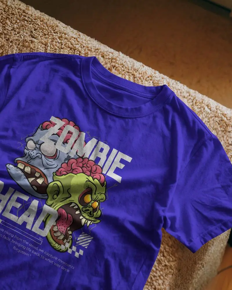 Lifestyle Tshirt Mockup White Shirt Draped Over Textured Sofa In Natural Light