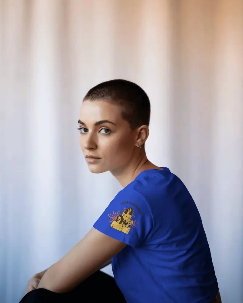 Basic T Shirt Mockup Perfect For Colder Days Or Layering Under Jackets