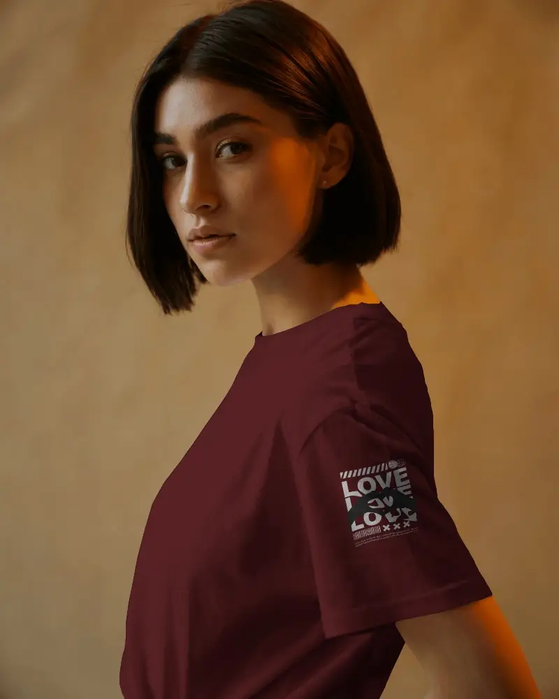 Vintage Washed T Shirt Mockup Casual Look On Mannequin Distressed Texture Retro Urban Aesthetic