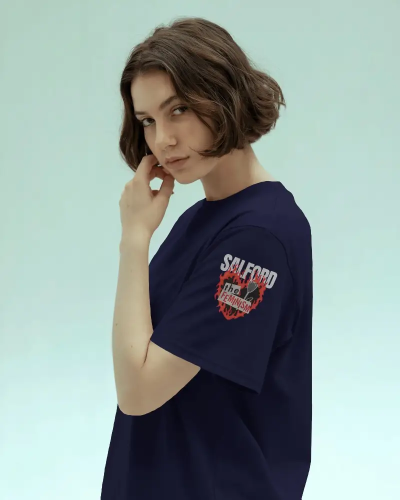 Retro 80s Neon T Shirt Mockup Bold Geometric Patterns With Vaporwave Aesthetic Glowing Lights And Synthwave Colors