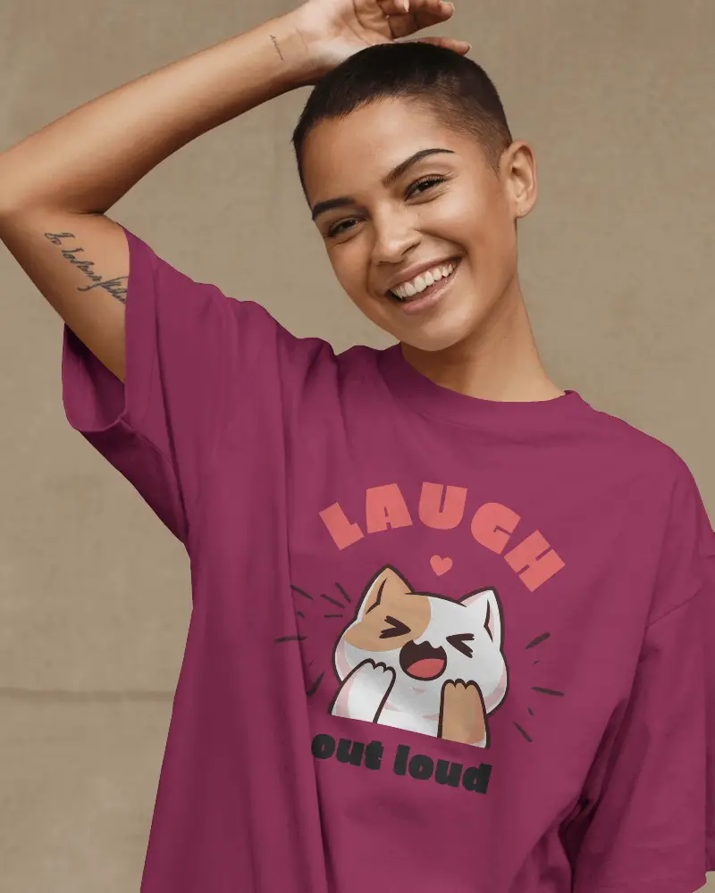 Comfortable Casual Loose Fit Tshirt For Women Perfect For Everyday Wear And Style