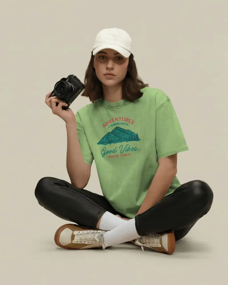 Trendy Unisex Acid Wash Tshirt With Soft Fabric Designed For Creative Outdoor And Streetwear Look