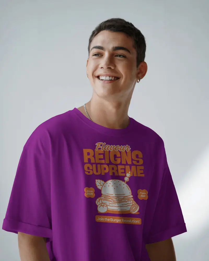 Comfortable Loose Fit Casual T Shirt For Men With Short Sleeves And Rounded Neck Style