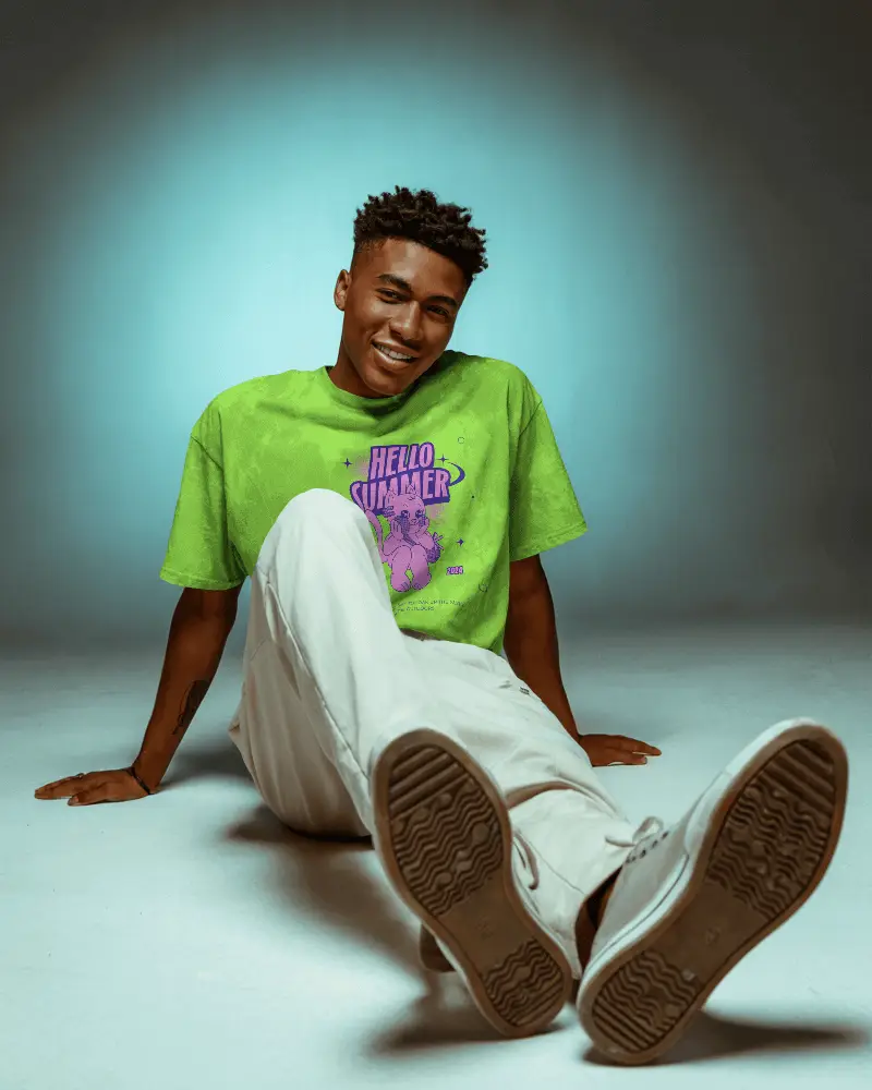 Casual Comfortable Loose Fit Tshirt Stylish Men Fashion Everyday Wear Trendy Apparel