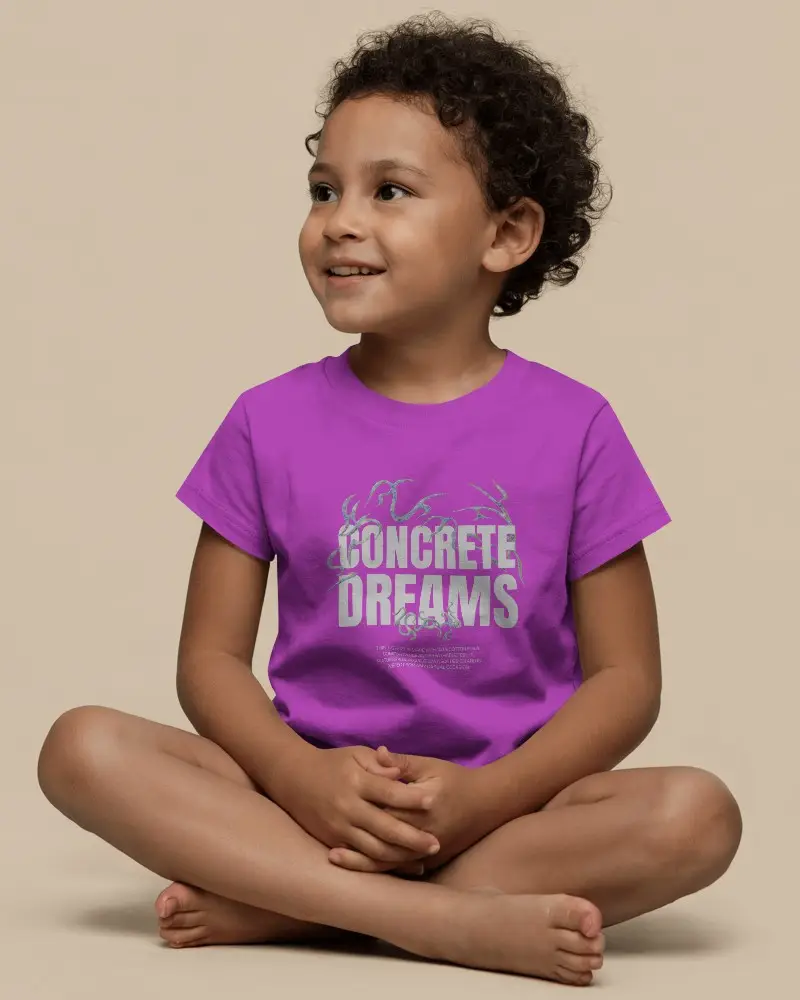 High Quality Childrens Tshirt Mockup For Branding Kids Fashionoutfit Presentation 02090