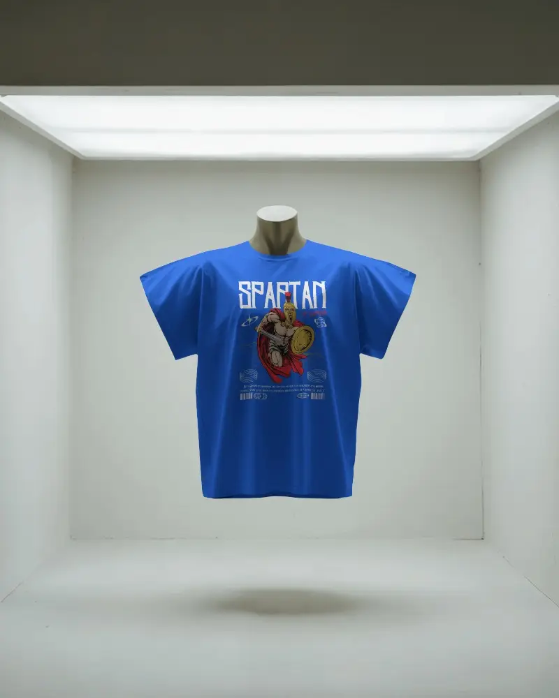 Minimal Studio T Shirt Mockup Floating Black Shirt In Modern Lightbox Setup