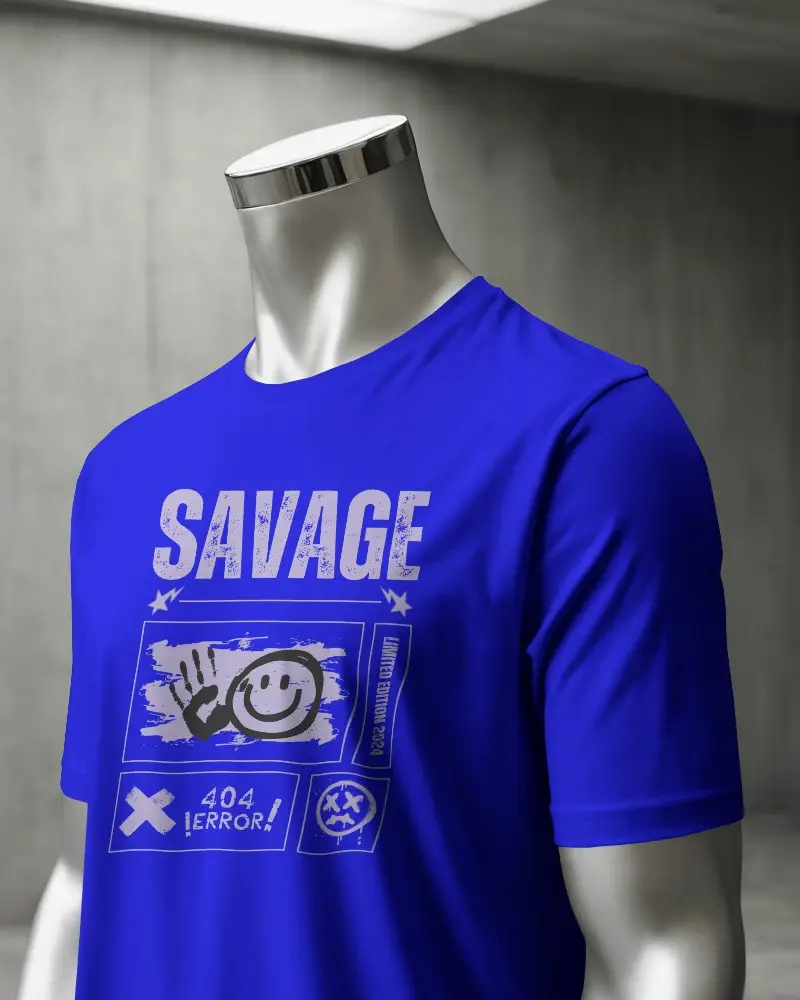 Angled View Tshirt Mockup Mannequin In Modern Concrete Interior Soft Daylight