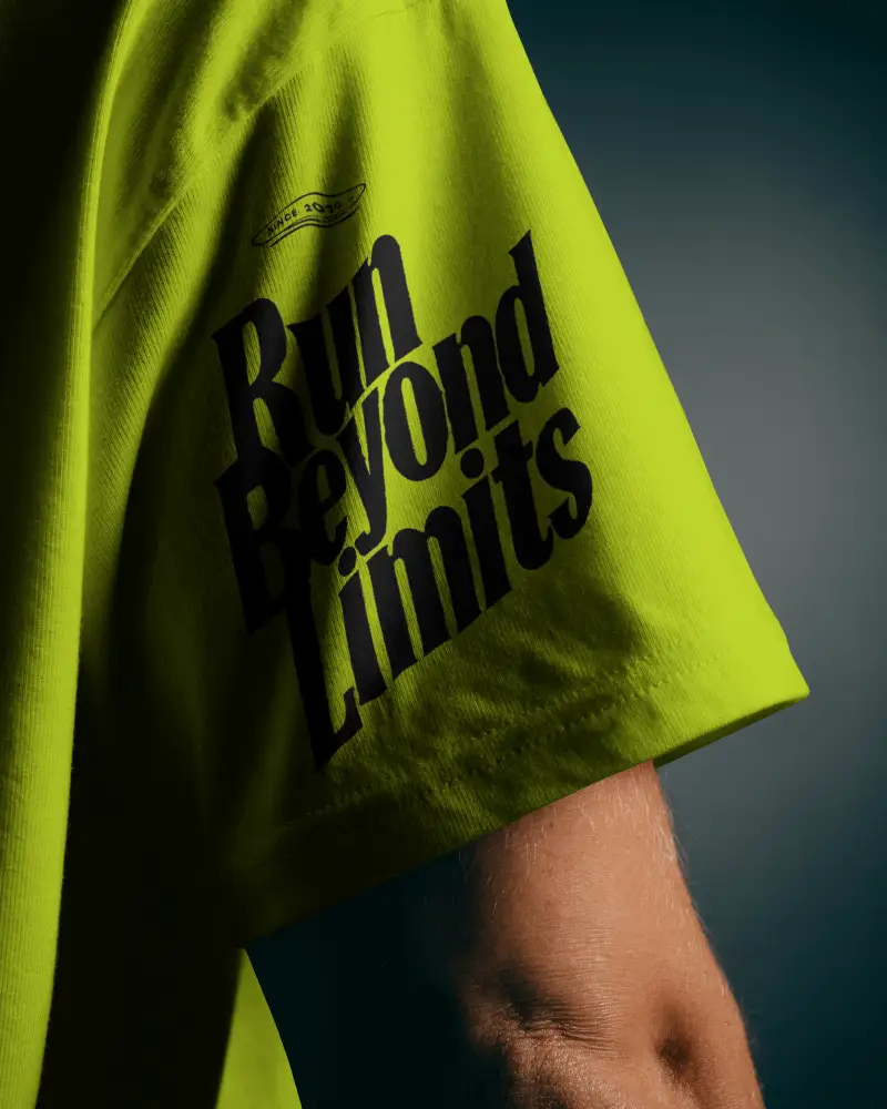 Sleeve Closeup Tshirt Mockup Macro Shot Showing Fabric Quality Stitching And Texture Details