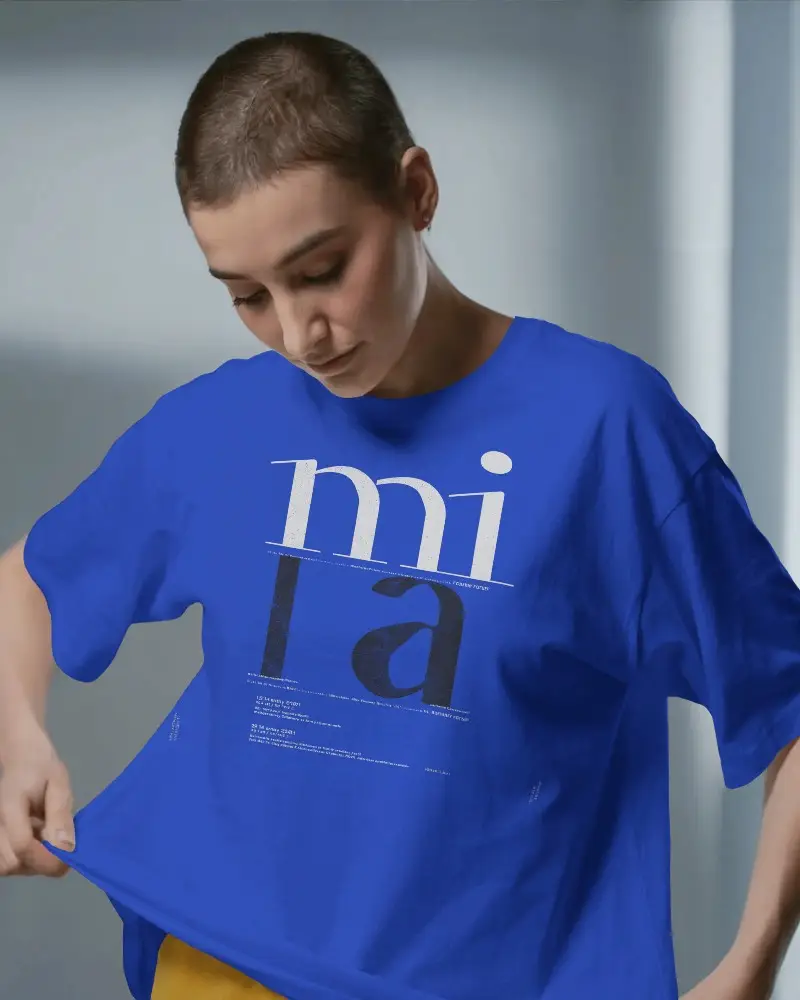 High Quality Comfortable Loose Fit Tshirt Mockup For Fashion Designers And Brands