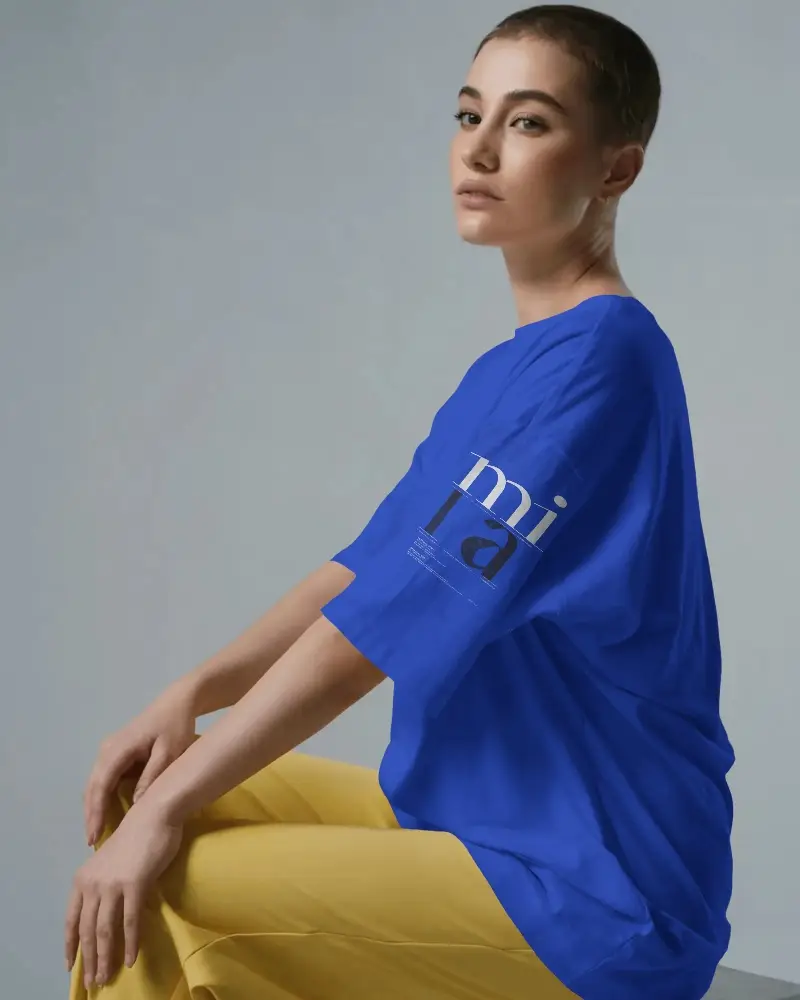 Relaxed Fit Comfortable Womens Casual Tshirt Mockup Perfect For Everyday Wear And Stylish Outfits