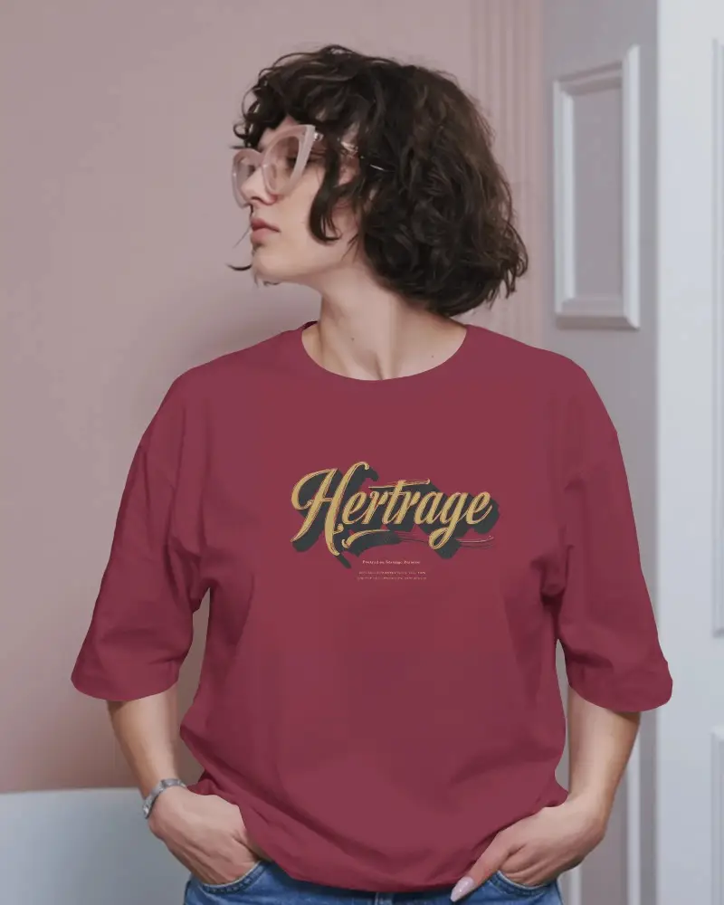 Casual Loose Fit Tshirt Mockup For Women Comfortable Everyday Wear Stylish Basic Top