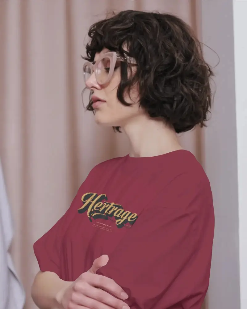 Lightweight Easy To Style Womens Round Neck Tshirt Mockup For Versatile Wear Anytime