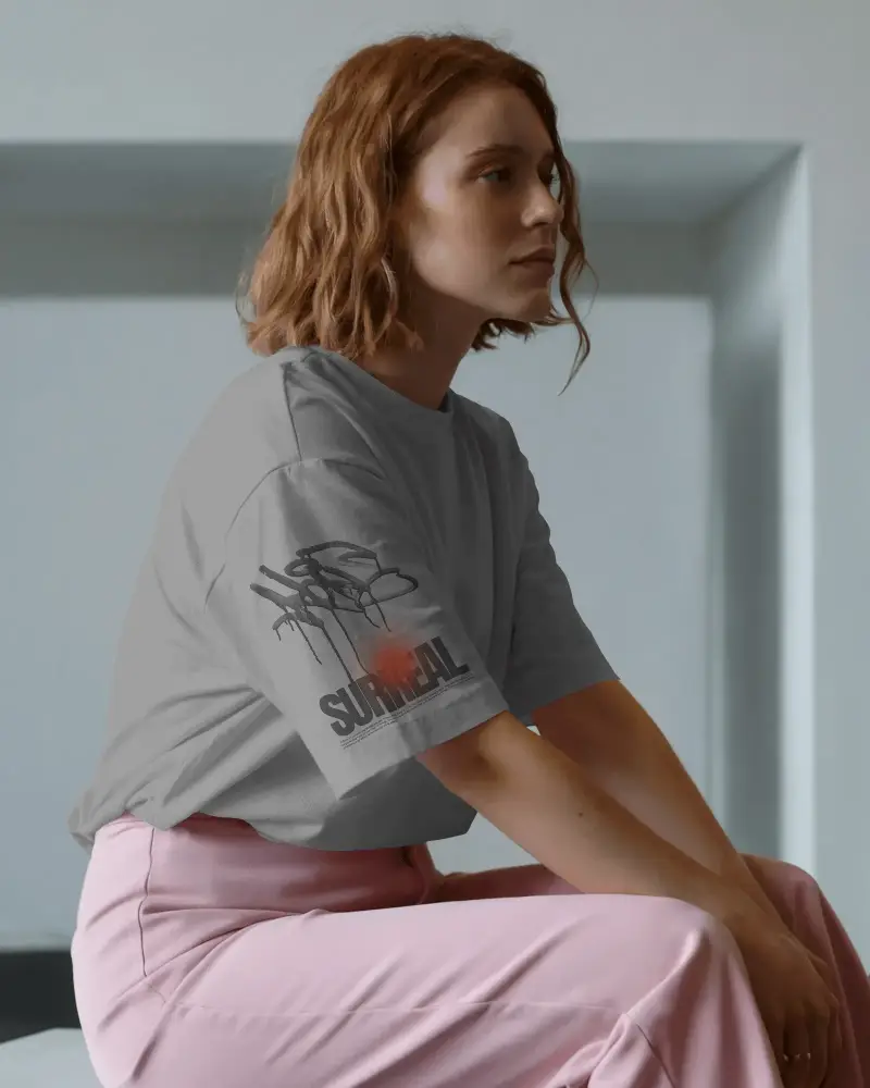 Versatile Plain Short Sleeve Tshirt Mockup With Relaxed Cut For Lifestyle Comfort