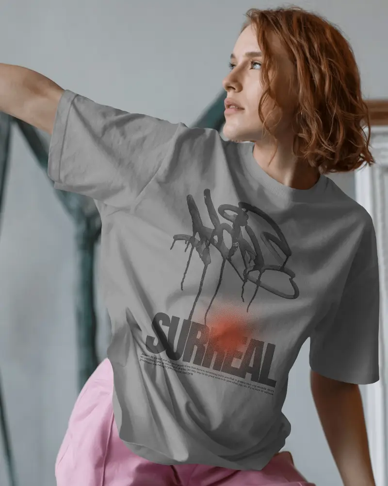 Soft Breathable Fabric Relaxed Tshirt Mockup For Everyday Comfortable Streetwear Look