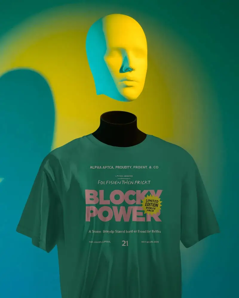 High Quality Cotton Tshirt Mockup For Custom Apparel Design And Brand Promotion Online