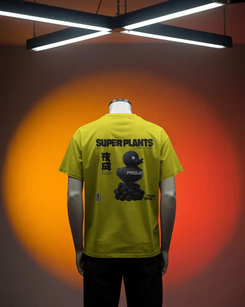 Comfortable Casual Tshirt Mockup On Mannequin Stylish Basic Wear For Daily Outdoor Activities