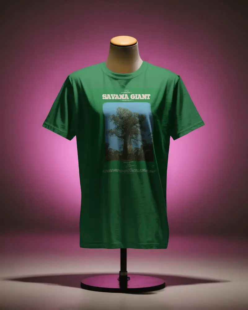 Premium Quality Soft Cotton Round Neck Tshirt Mockup Ideal For Casual Wear And Daily Outfits