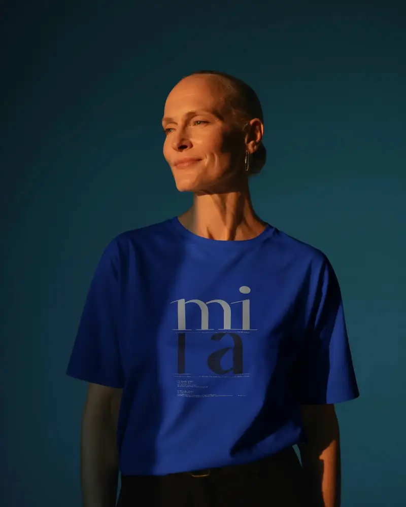 Women Casual Short Sleeve Tshirt Mockup For Online Store And Apparel Marketing Campaign