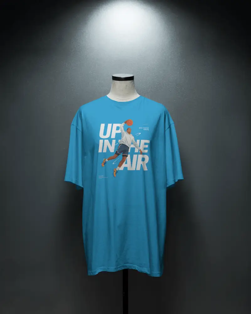 Mannequin Tshirt Mockup On Stand Under Spotlight In Dark Studio Minimal Display