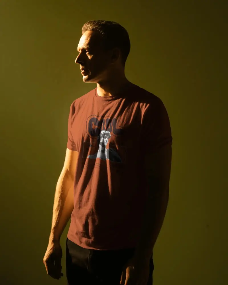 Premium Comfortable Mens Cotton Tshirt Mockup Regular Fit Casual Wear Fashion 2747