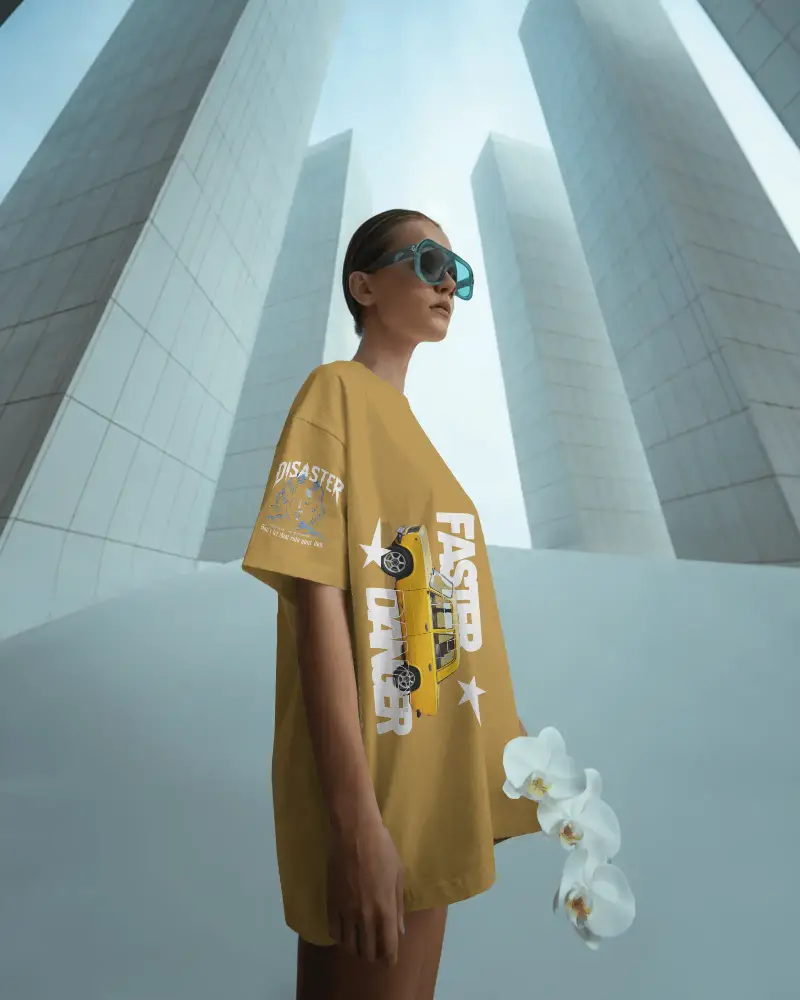 Casual Relaxed Fit Tshirt Mockup Perfect For Everyday Comfort And Effortless Style Look