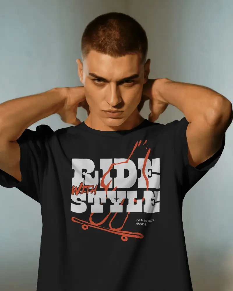 Soft Breathable Mens Tshirt Mockup Ideal For Everyday Outfits Stylish Urban Casual Clothing