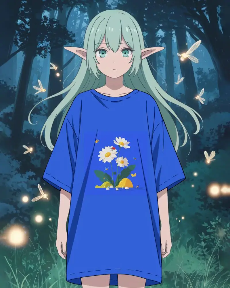 Loose Fit Short Sleeve Tshirt Mockup Ideal For Summer Wear Or Casual Street Style