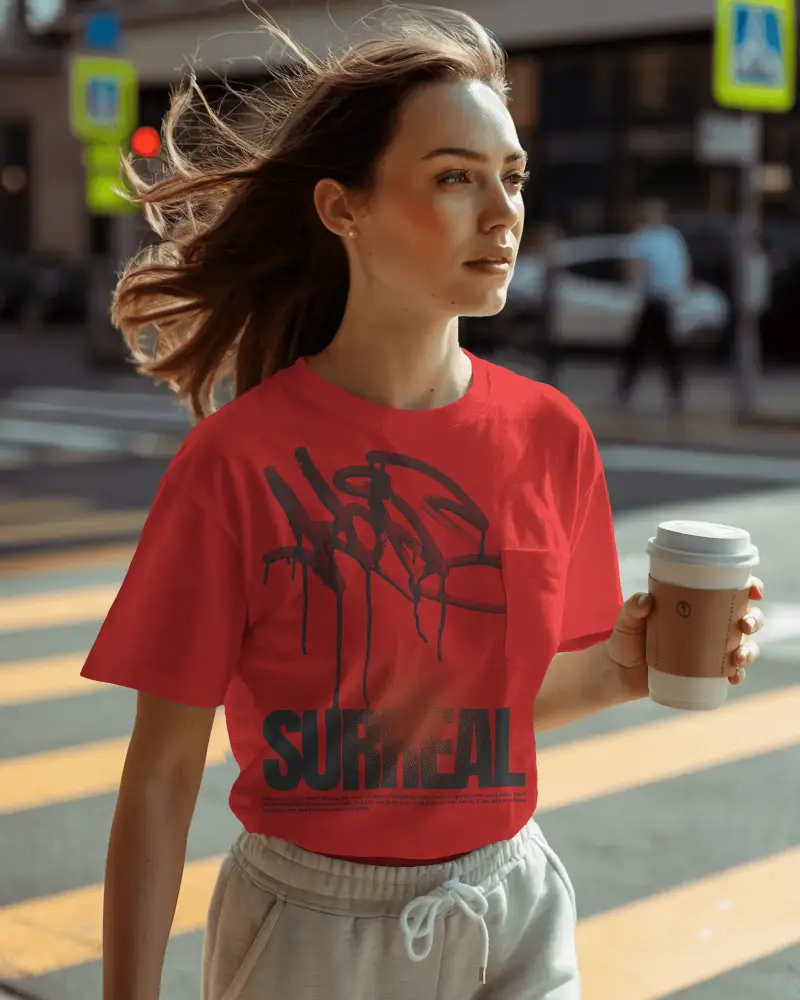 Lightweight Comfortable Pocket Tshirt Mockup Perfect For Casual Outdoor Style