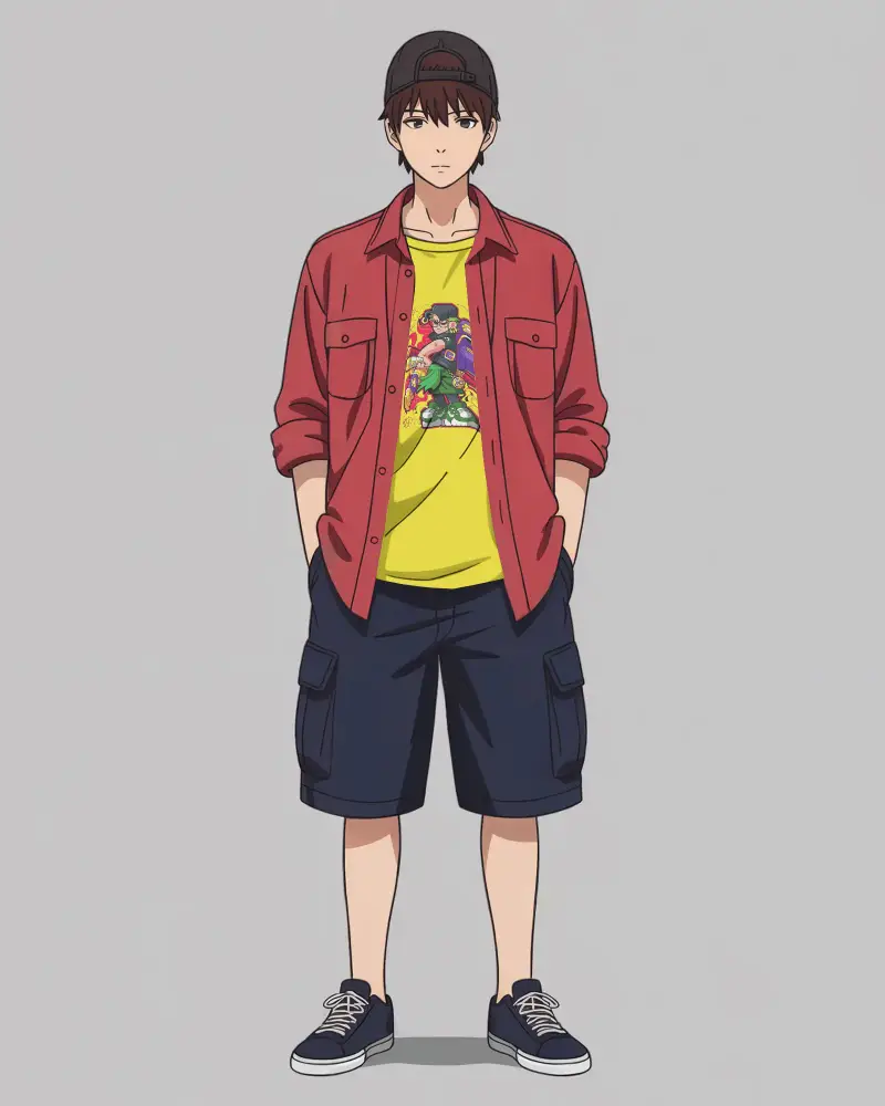 Casual Youth Tshirt Mockup Urban Outdoor Streetwear Fashionable Summer Style Looks