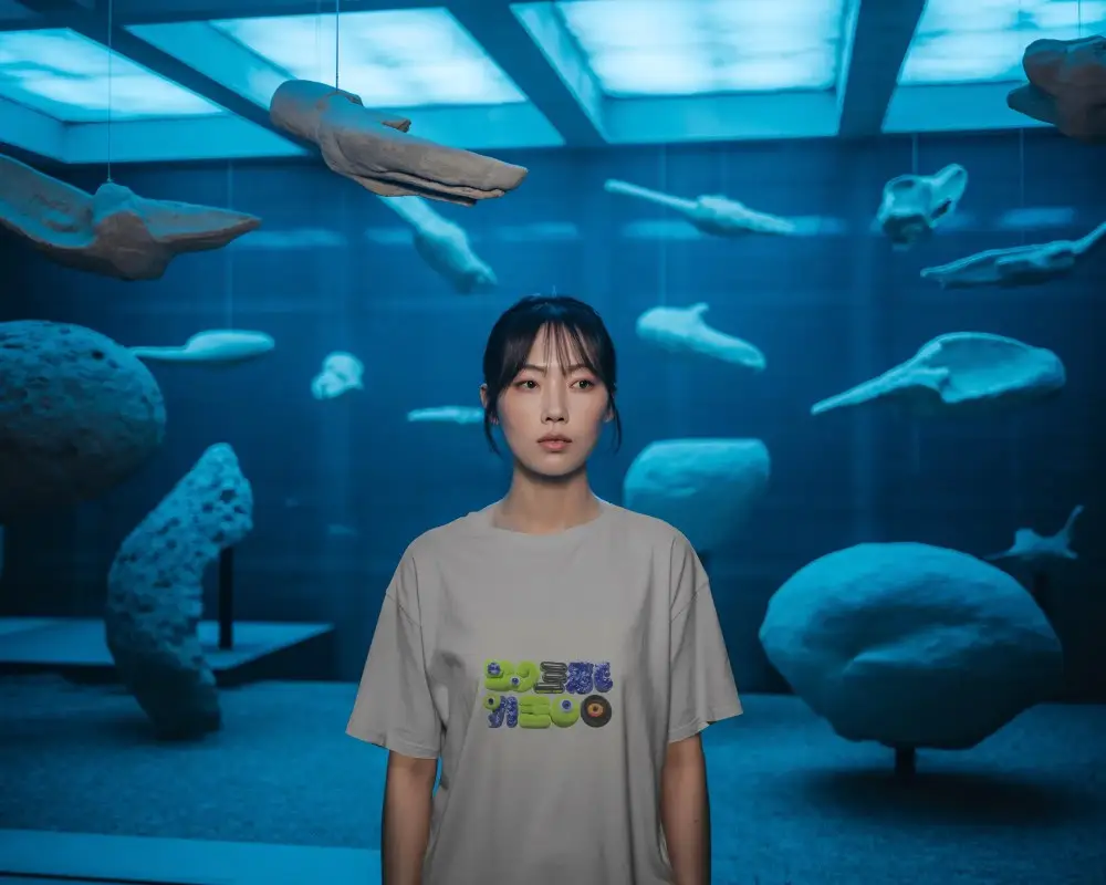 Comfortable Soft Fabric Tshirt Mockup With Short Sleeves For Unisex Fashion