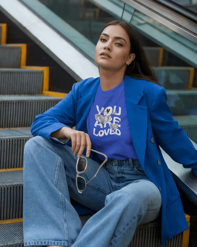 Stylish Relaxed Tshirt Mockup For Modern Fashion Lookbook And Casual Wear Promotion