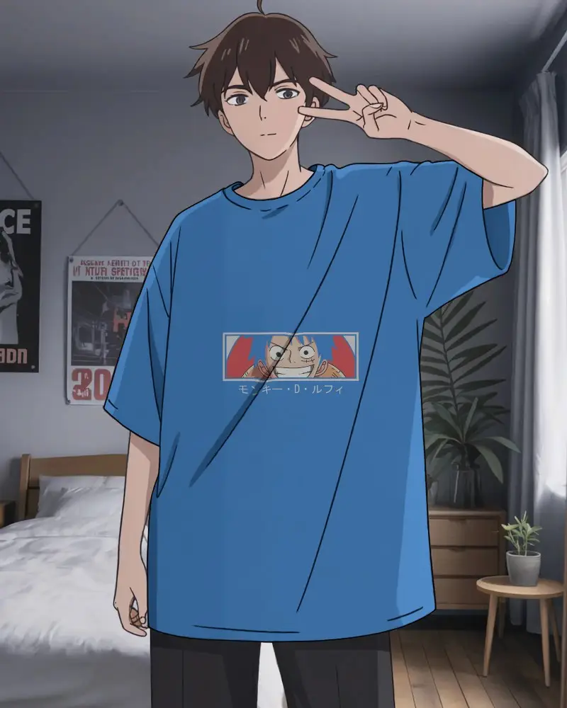 Casual Loose Fit Tshirt Mockup For Stylish Comfortable Everyday Wear And Relaxed Outfits