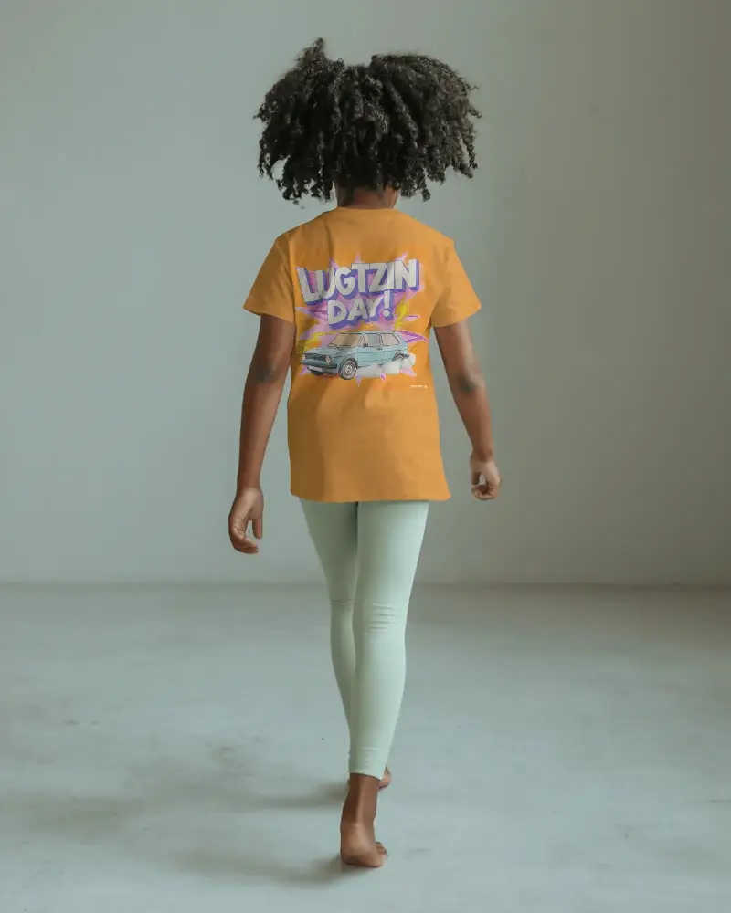 Casual Kids Tshirt Mockup For Streetwear Fashion And Comfortable Everyday Clothing Design