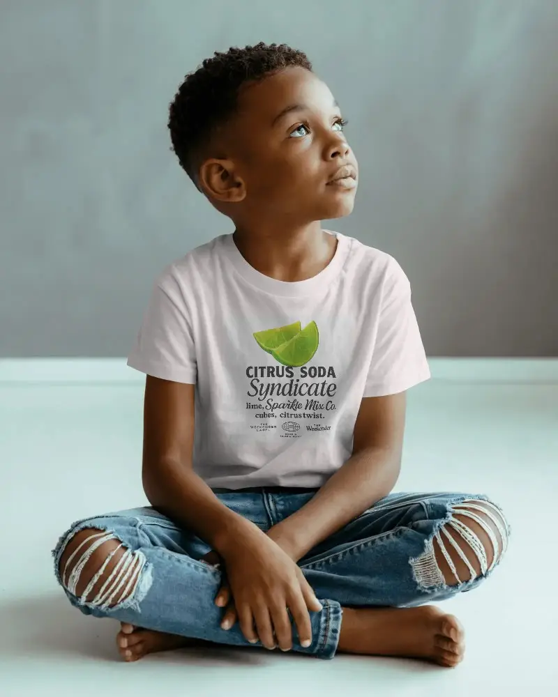 Comfortable Casual Kids Tshirt Mockup With Relaxed Fit Perfect For Everyday Wear