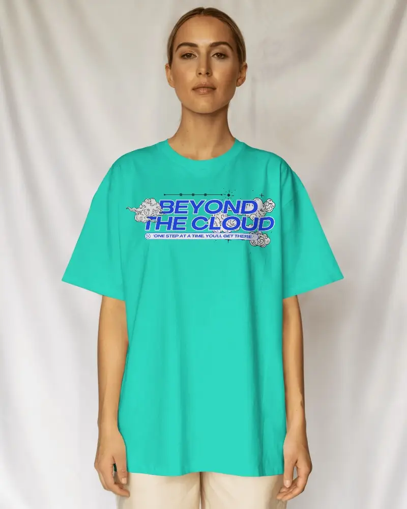 Casual Relaxed Fit Tshirt Mockup For Fashion Brand Apparel Promotion And Design Preview